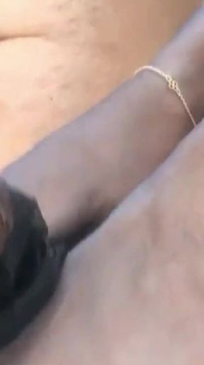 Horny Jerking off in the Stockings