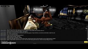 Cosmic Gold Room – 3D Anime Couple Enjoy Intense Game Sex Adventure