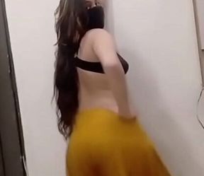 Punjabi girl's anal dance in the nude