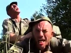 Big-Cock Military Blowjob