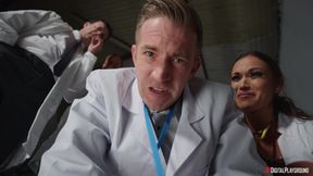 Brunette's Hospital Affair Turns Into Steamy Passion