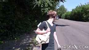 dirty brunette milf orally pleases guys then gets anus penetrated