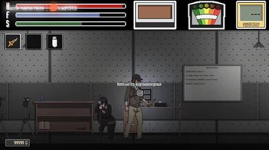 The hunt for the ghost girl ended in anal sex. Hentai Game. part 2