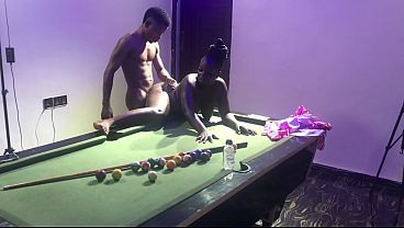 Homemade Amateur sex by the snooker