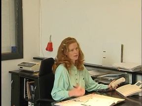 Interview with redhead secretary