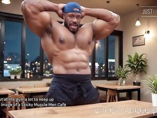 Sticky Muscle Chaps Day 99 Preview, Muscle Boyz, Large Weenies, Large Cum Loads (AI-Generated)