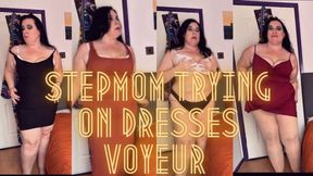 Step-Mom Trying on Dresses Voyeur 720p