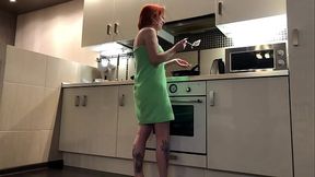Tattooed redhead devours my dick like its nothing