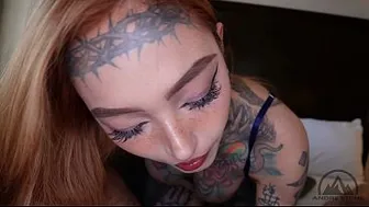 Rebellious, Tatted, Split Tongue Asian Stepsis Jesse Skips Sightseeing To Take Stepbro's Cock