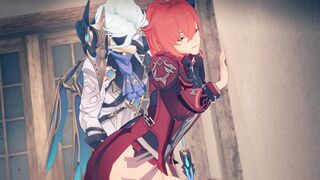 Diluc x Dottore - Genshin Influence Yaoi