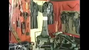 Gorgeous Leather Dom Does as She Pleases to Her Servants!