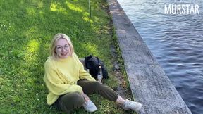 Webcam Girl Sucked in the Park || Murstar