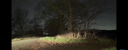 Lots of car pass me when naked wanking outside , the van slowed down for a look