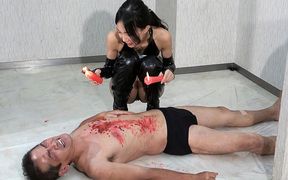 Sadistic Female Boss&#039;s Hot Wax Punishment