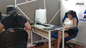 I Fuck My Secretary Celexxxte in the Office