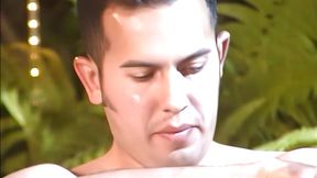 Latina babe rides shaft outdoors and gets a cumshot