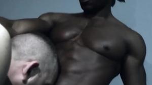 MachoFactory.com: Athletic supermodel throat fucking scene