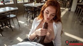 i gave the waitress a big tip, but on one condition: that she be my sex slave for a whole hour.[ai]