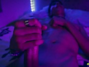 Magic C Jerking His Big Twink Cock Results In Lots Of Precum And Thick Cum Loads