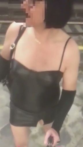 train station slutwalk public whore exposed compilation   Clip 2