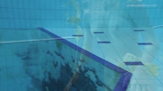 Big tits shaved babe Lada Poleshuk underwater