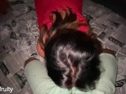 Секретарша в командировке зашла ко мне в номер в красном пеньюаре, не удержался и трахнул её! POV