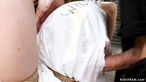 ”Big Breasted bound whore Double penetration fucked”