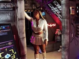 Space Sweethearts ~ Cosmic Seduction in Zero Gravity ~ Black Xeinna Rose ~ Interracial Sex