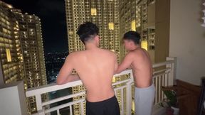 Cheating Pinoy Twinks Bareback Railed Gushing Cum Explosion