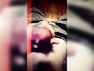 Weeks worth of cum in one huge load! Slow motion spunk flow!