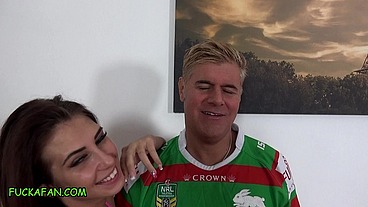 FUCK A FAN 4K – Chad Cannot Cum Natural Huge Tits Hottie Aya Swinger