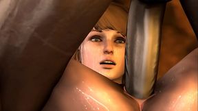 Max Caulfield Loses her Virginity to Black Tribal Chiefs Part 4