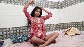 Indian Homemade Sex on Bedroom Floor - Deep Cowgirl &amp; Doggy