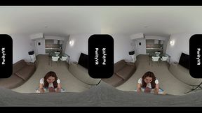 Busty MILF sucks cock and rides in bedroom