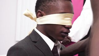 Threesome Frenzy - Dominican Hunk Dominated By Two Black Bulls