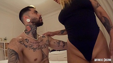 Brasileira safada em temporada na Europa pediu para ser filmada tomando rola - * Matheus Castro * * Bastet *