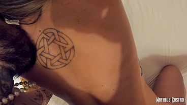 Brasileira safada em temporada na Europa pediu para ser filmada tomando rola - * Matheus Castro * * Bastet *