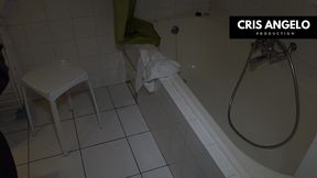 kyara nyx and cris angelo - piss after work