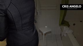 kyara nyx and cris angelo - piss after work