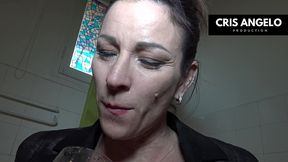 kyara nyx and cris angelo - piss after work