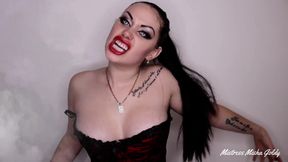 Eat your sperm or I will make your cock grill