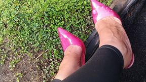 today i pump car pedals wearing high heels (7)