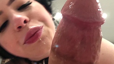 Amilia Onyx Gives me a Sloppy Blowjob POV - Steve Rickz