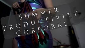 Summer Break Corporal To Keep You In Line