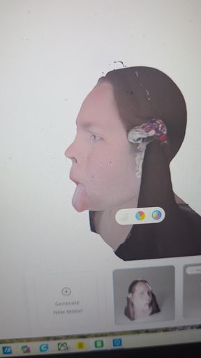 3D printable cumpig face