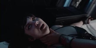 Superheroine brunette gives blowjob before getting anal