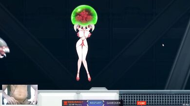 Alien rides blonde to rough creampie submission in bdsma big tits bondage