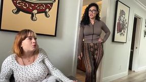 Steamy Threesome with Curvy Babysitter and Her Step-Sister