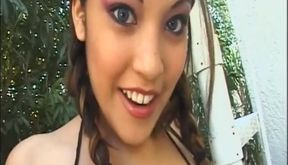 Brunette Babe Stretched Wide by Throbbing Cock in Sloppy Action