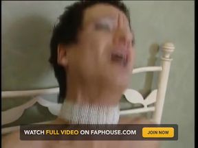 Blonde milf hard banged from behind  by a hard cock